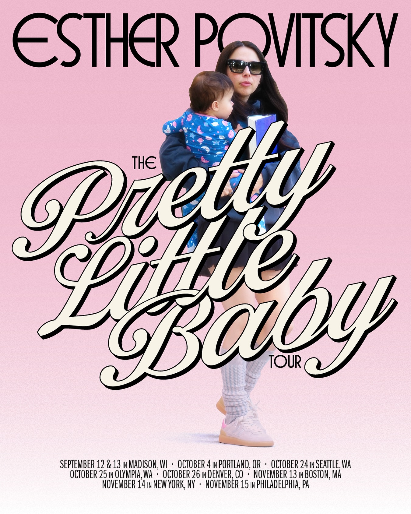 Esther Povitsky The Pretty Little Baby Tour Poster